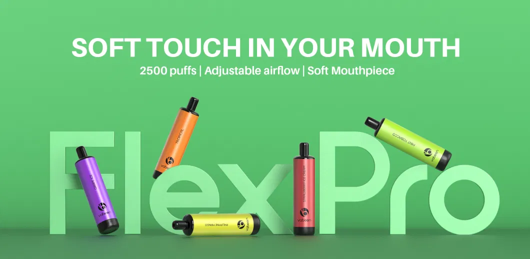 Disposable Pod 2500puffs Vabeen Flex PRO Adjustable Airflow Electronic Cigarette Smoking Vape